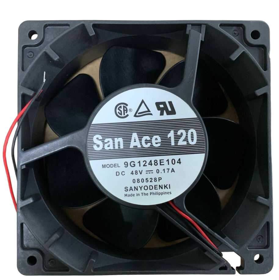 9G1248E104 - 120x120x38mm DC48V 0.17A Bare Wires Cooling Fan 