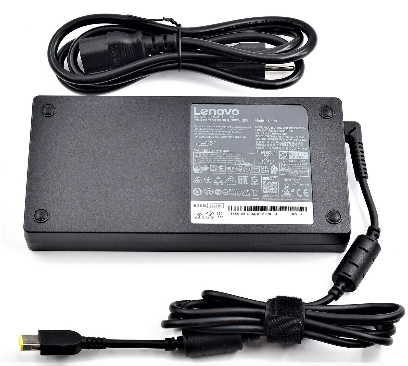 300W 20V 15A Laptop Charger for Lenovo Legion 5 15ACH6H 82JU00A3PB  ADL300SDC3A GX21F23045 for Lenovo Laptop Computer 