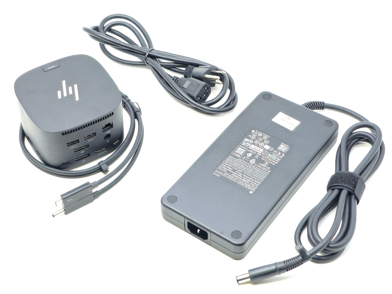 4J0G4AA#ABU - HP Thunderbolt Dock 280W G4 USB-C with Combo Cable + 280W AC Adapter