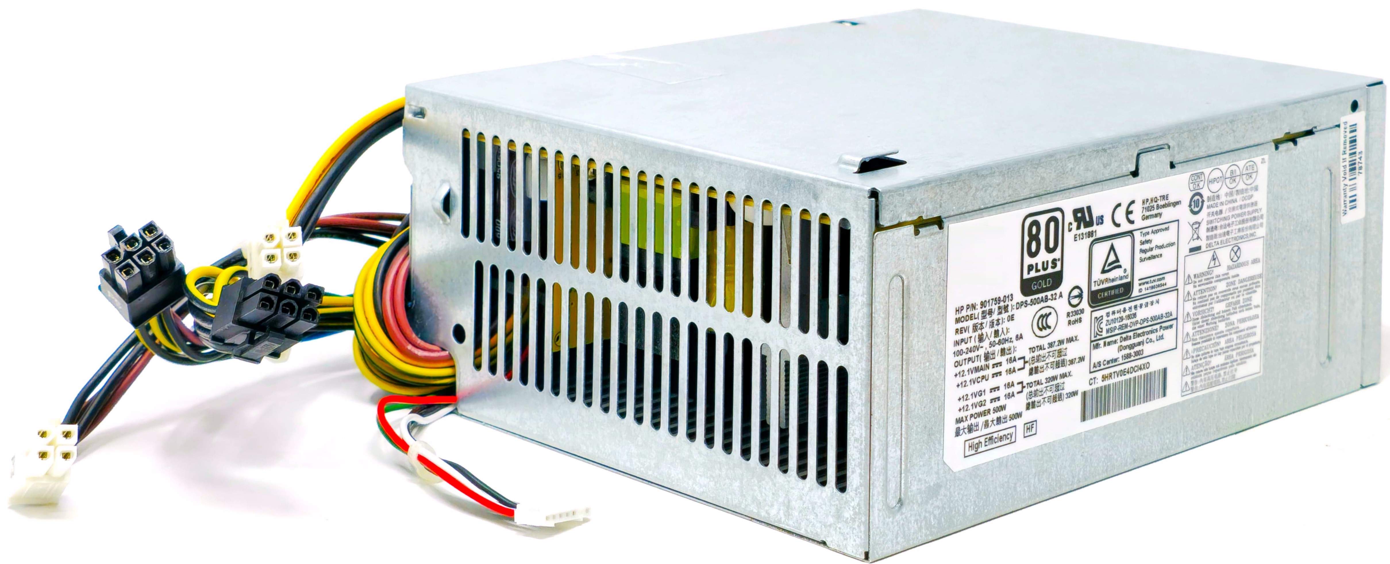 HP 901759-003 - 500W 80+ Gold Efficiency Power Supply for HP Envy 795 Pavilion Power 790 / HP Z2 G4 800 880 G3 G4 G5