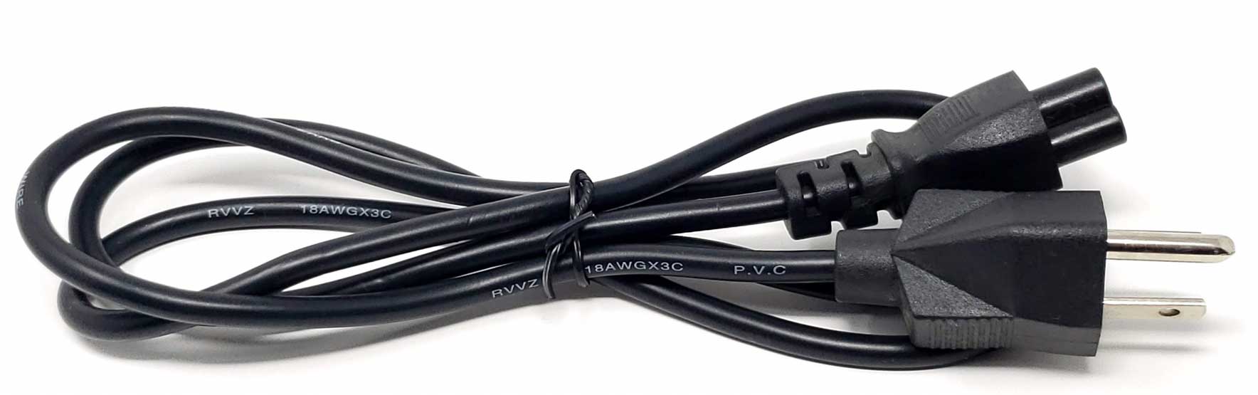 エルメル　カレ　スペースダービー HP 213349-013 - Power cord (Black) - 3-wire conductor, 1.0m