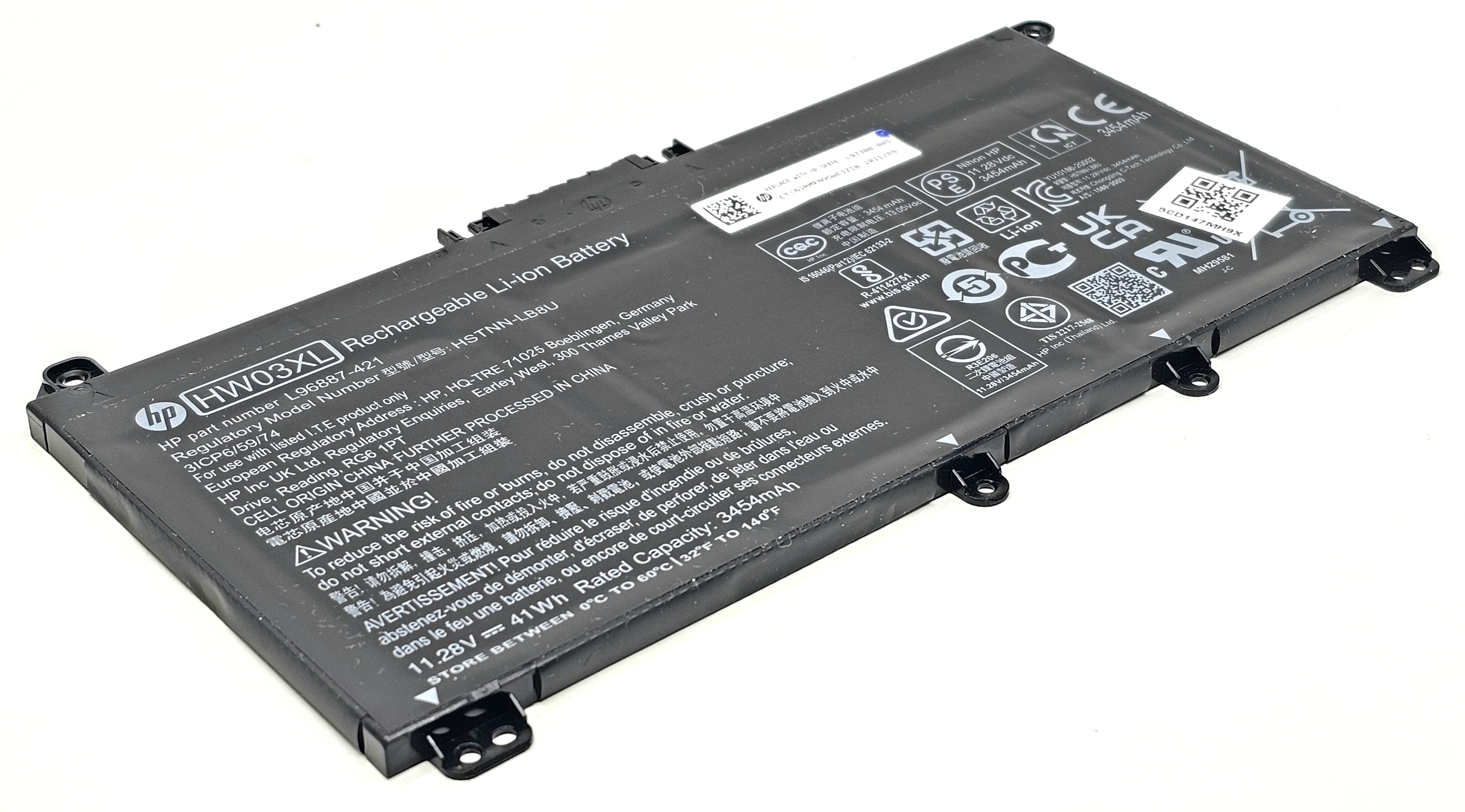 HP HW03041XL - 3-Cell HW03XL HWO3XL Battery for HP Pavilion 15-EG 15-EH 17-CN 17-CP Series Laptops HP HW03041XL - 3-Cell HW03XL HWO3XL Battery for HP Pavilion 15-EG 15-EH 17-CN 17-CP Series Laptops