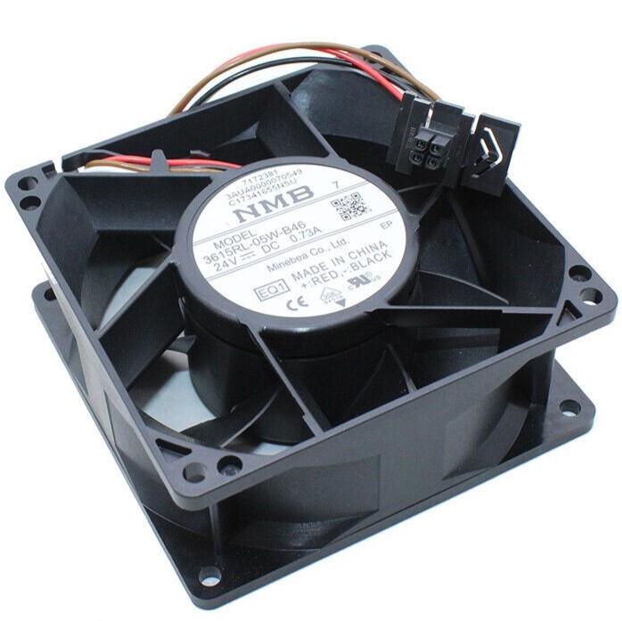 NMB 3615RL-05W-B46 - 92x92x38mm DC24V 0.73A 4-Pin Connector Inverter Cooling Fan