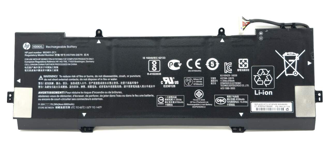 BLESYS Batteria 902401-2C1 Per HP Spectre X360 15-bl000 – 11.55V 79.2Wh, Compatibile Con Z6K96EA, TPN-Q179