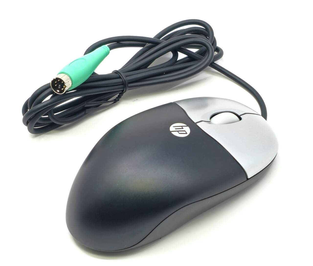 HP 417966-001 - Genuine HP M-SBF96 Silver/Black Optical Wheel 3-Button PS/2 Mouse