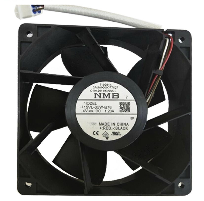 4715VL-05W-B76 - 120x120x38mm DC24V 1.20A 4-pin Connector Inverter Cooling Fan