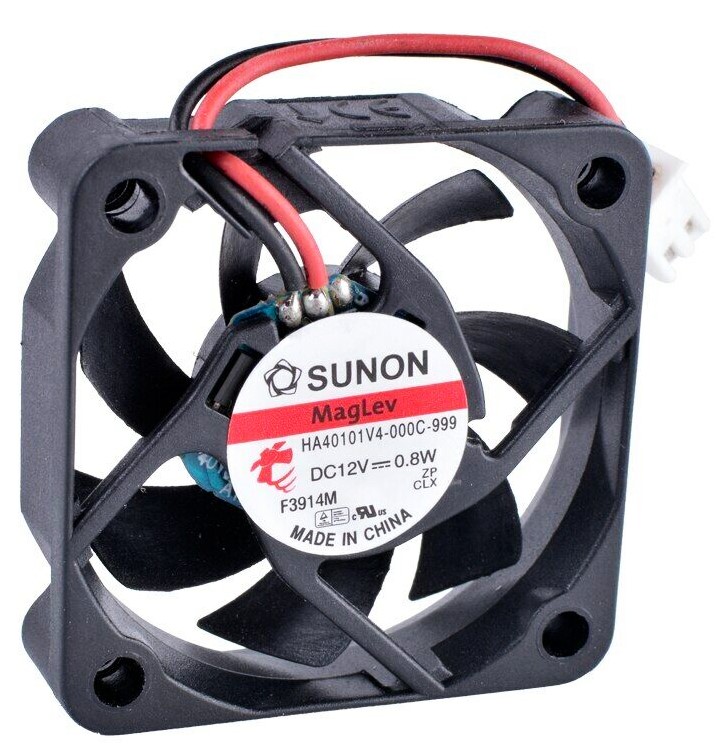 HA40101V4-000C-999 - 40x40x10mm DC12V 0.8W 0.07A 4010 2-Pin Ultra-Quiet Cooling Fan