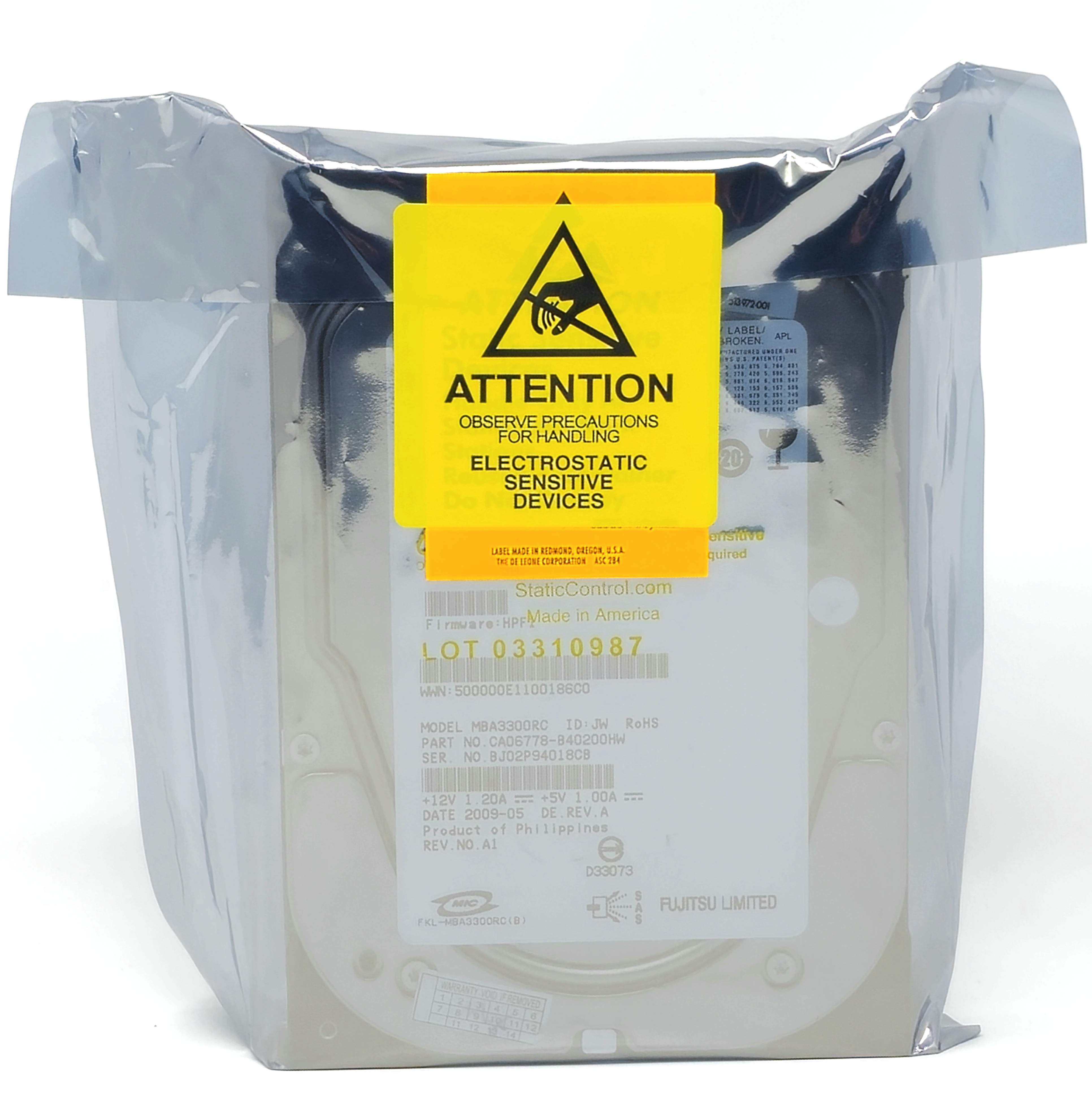 HPE MBA3300RC - 300GB 15K RPM SAS 3.5" Hard Disk Drive (HDD)