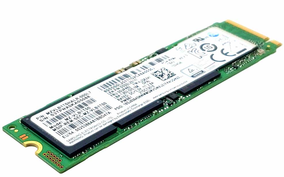内蔵型SSD SAMSUNG 1TB NVMe SSD M.2 2280 Samsung MZVLQ1T0HBLB-00BKN - 1TB M.2 2280 NGFF PCIe NVMe Gen3x4
