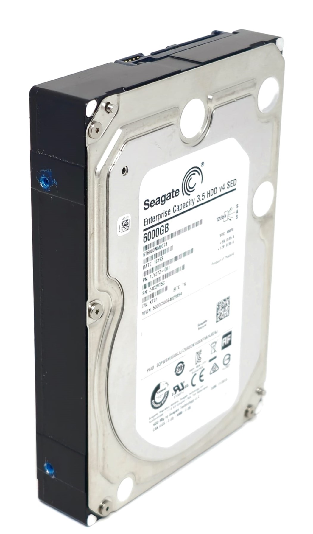 Seagate 1ZY27Z-001 - 6TB 7200RPM 128MB Cache 12GB/s SAS v4 SED Secure Enterprise LFF 3.5" Hard Drive