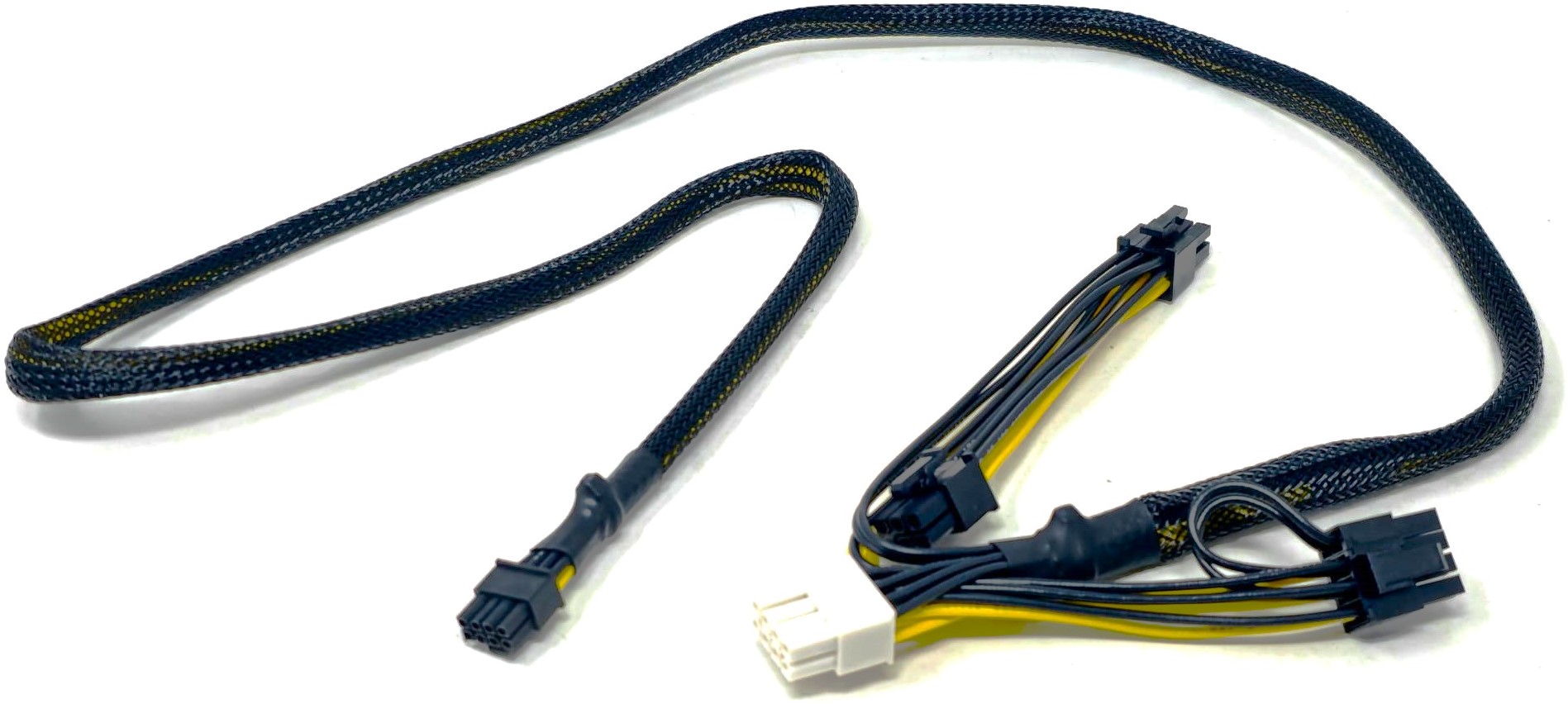 879289-001 - GPU Cable - 1x 8-Pin to 2x 8-Pin + 2x 6-pin Connectors for HPE ProLiant DL380 ML350 Gen10 G10