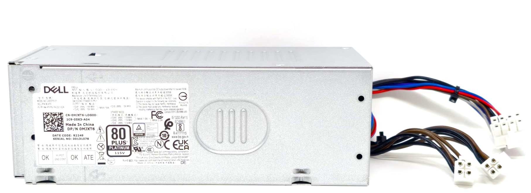 D300E019P - 300W Power Supply for Precision 3460 3660 T3460 700 XE4 D300E019P - 300W Power Supply for Precision 3460 3660 T3460 700 XE4