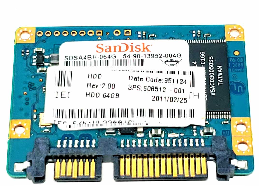 KingDian H100 - 64GB Half Slim SATA MO-297 Solid State SSD