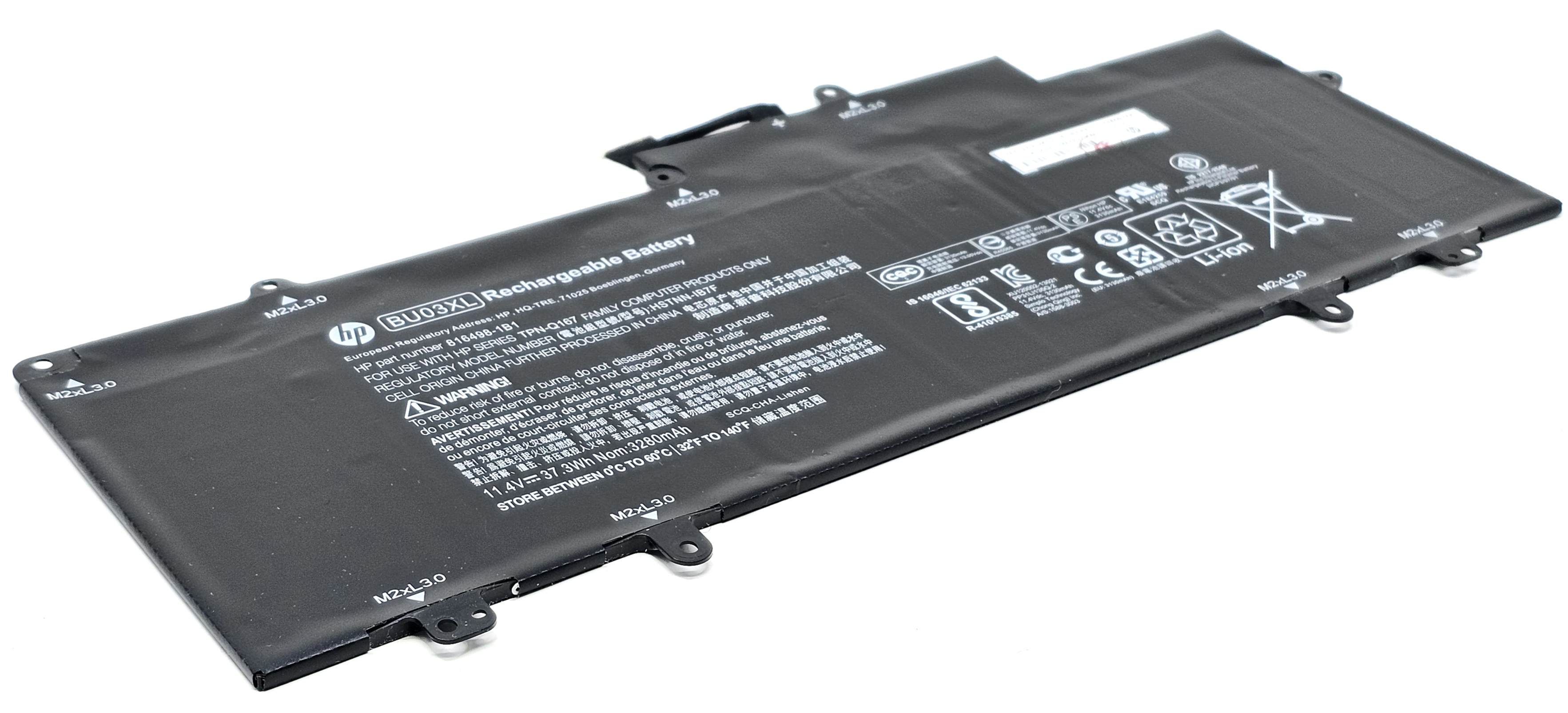 HP BU03037XL-PL - 3-Cell BU03XL BUO3XL BU03 Battery for HP Chromebook 14-AK G4 Series 14-AK000NZ 14-AK039WM 14-AK060NR