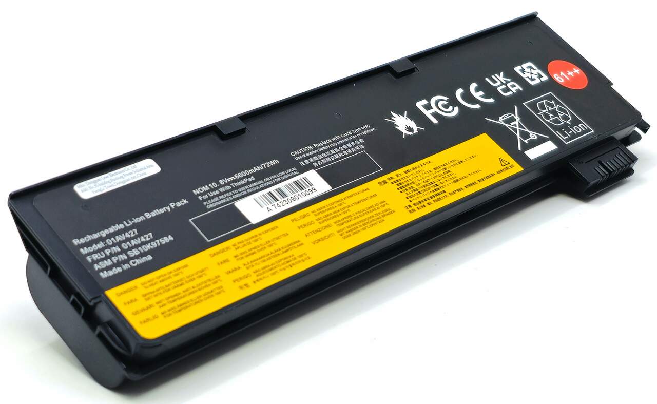 01AV492 - 61++ Battery for ThinkPad T470 T480 T570 T580 A475 A485