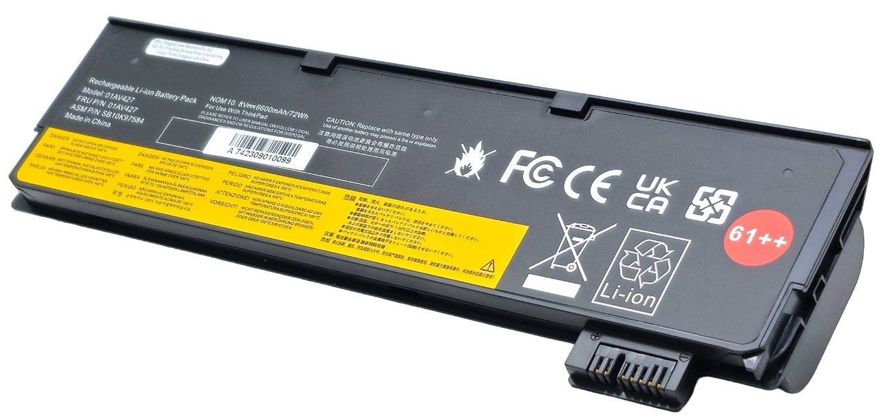 01AV427 - 61++ Battery for ThinkPad T470 T480 T570 T580 A475 A485 P51s P52s TP25 Series 01AV427 - 61++ Battery for ThinkPad T470 T480 T570 T580 A475 A485 P51s P52s TP25 Series