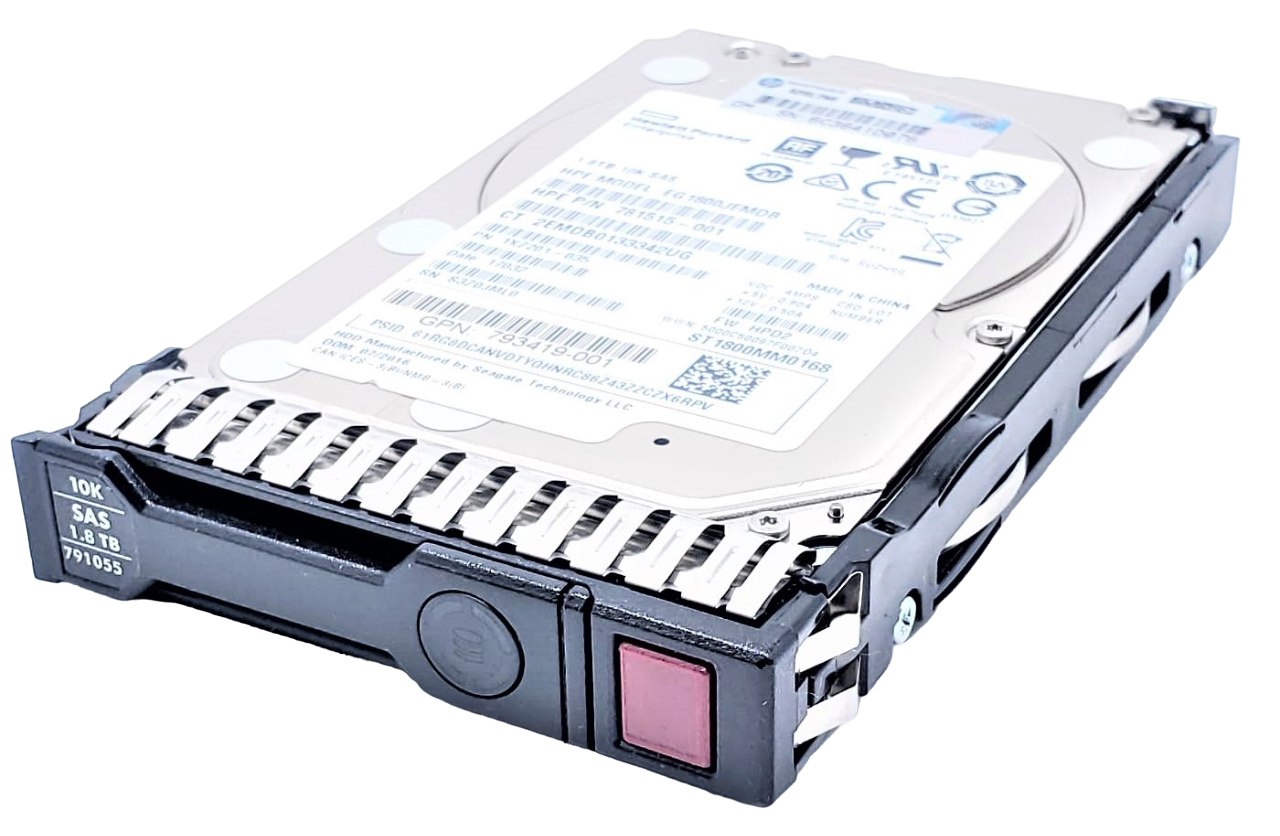 HPE AL14SEB18EQ - 1.8TB 10K ENT SC 12G SAS 2.5" Hard Drive for HPE ProLiant BL420 BL460 DL160 DL360 DL360P DL580 ML150 ML350 SL230S G9 G10