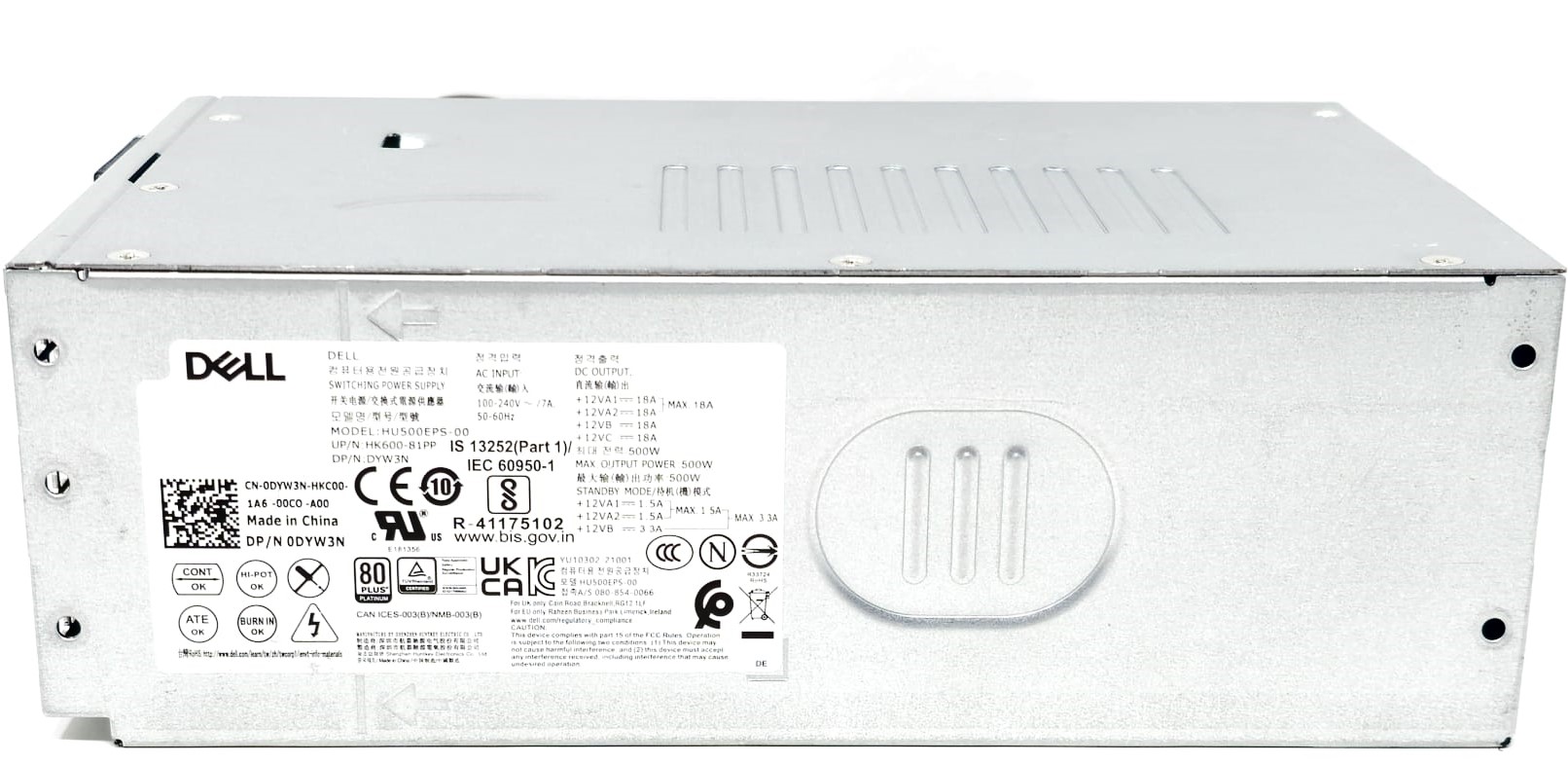 VFFKJ - 500W Power Supply for Precision 3660 Inspiron 3910 XPS 8950 OptiPlex 7000 Tower VFFKJ - 500W Power Supply for Precision 3660 Inspiron 3910 XPS 8950 OptiPlex 7000 Tower