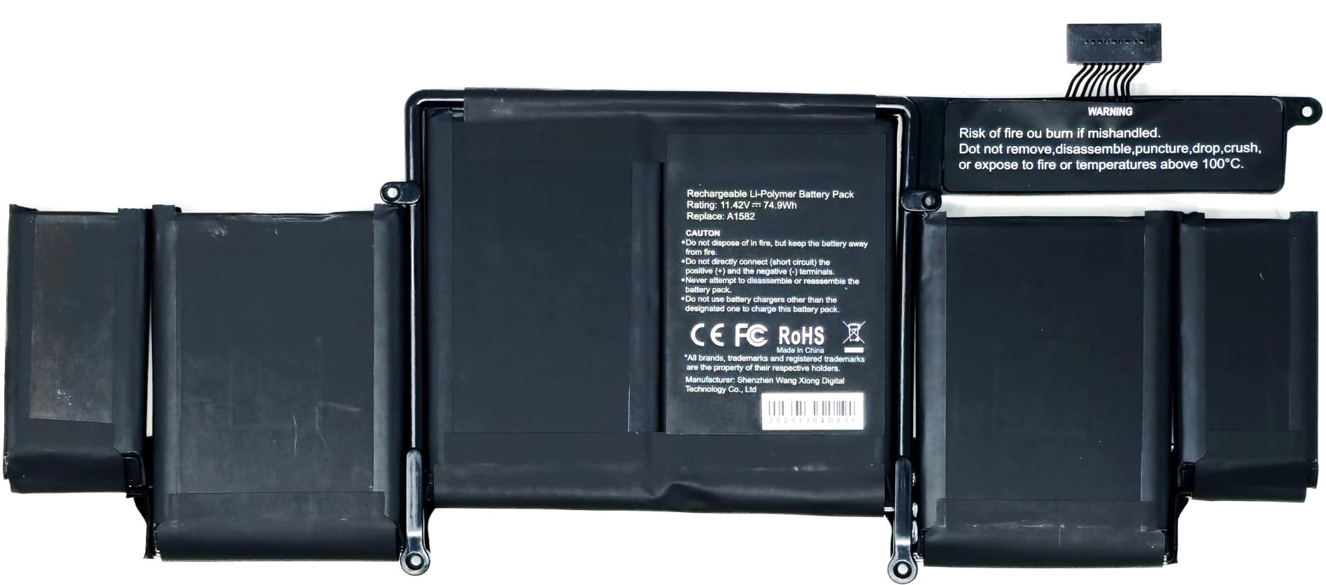 020-8148 - Battery For Apple MacBook Pro Retina 13" A1502 Early 2015