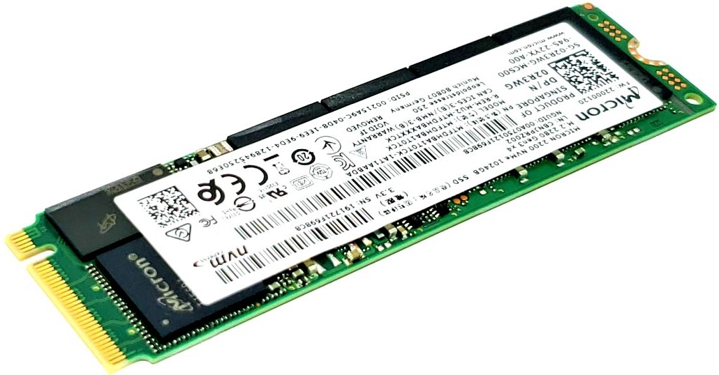 HP L62763-001 - 1TB M.2 2280 NGFF PCIe NVMe Gen3x4 Solid State SSD