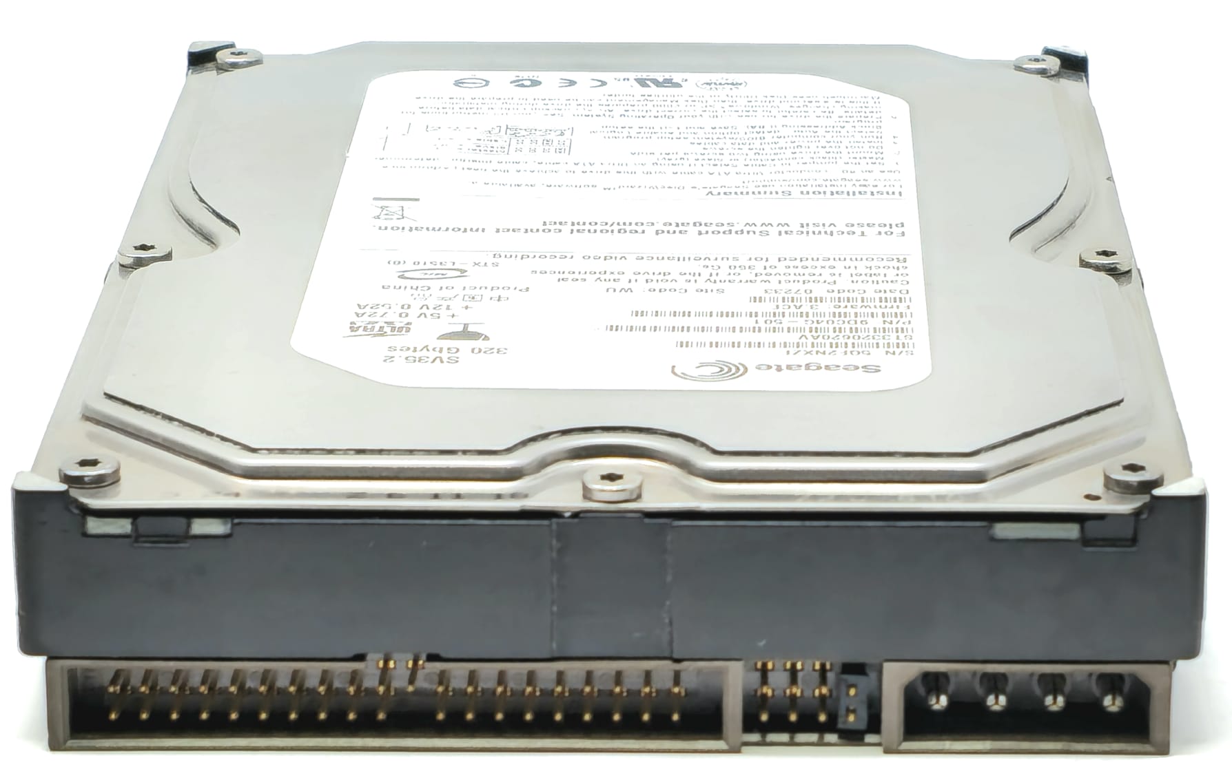 Seagate 9BJ04G-305 - 320GB 7.2K RPM IDE PATA EIDE 3.5" LFF Desktop Hard Drive