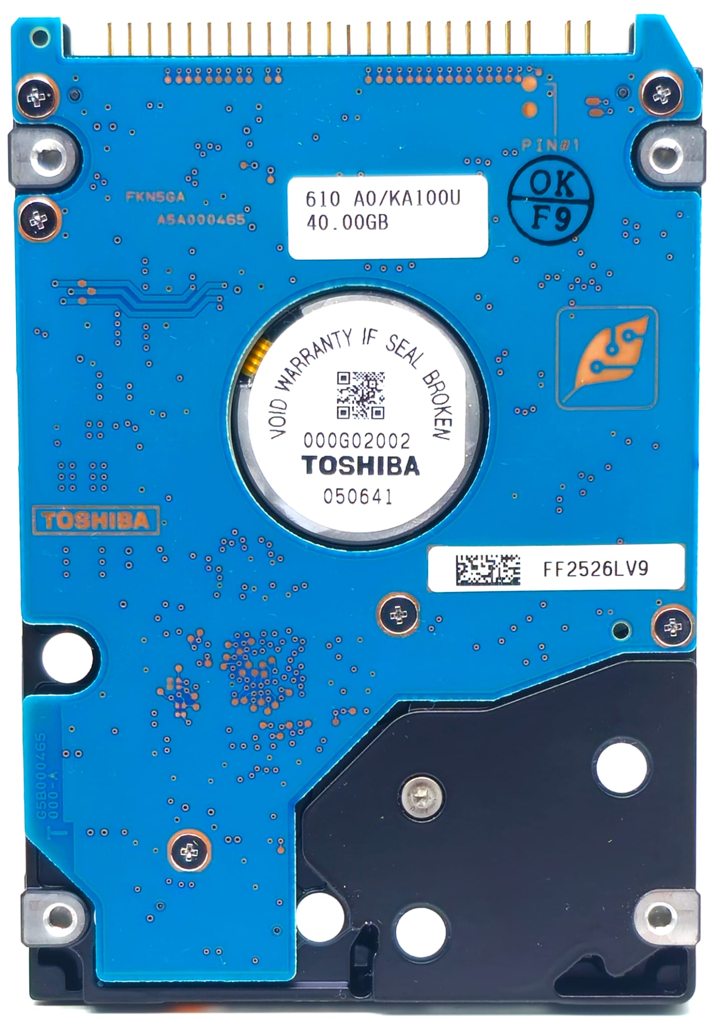 Toshiba HDD2G01 - 40GB 4.2K RPM IDE PATA ATA 2.5" Laptop Hard Drive