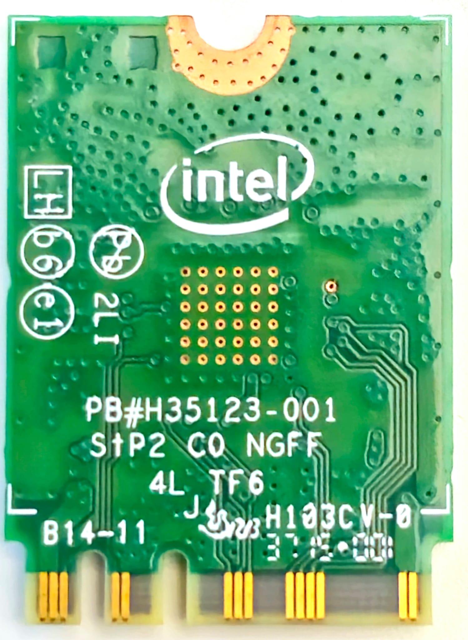 00JT497 - 3165NGW Intel Dual Band Wireless AC 3165 802.11ac Dual Band 1x1 Wi-Fi and Bluetooth 4.0 WLAN module