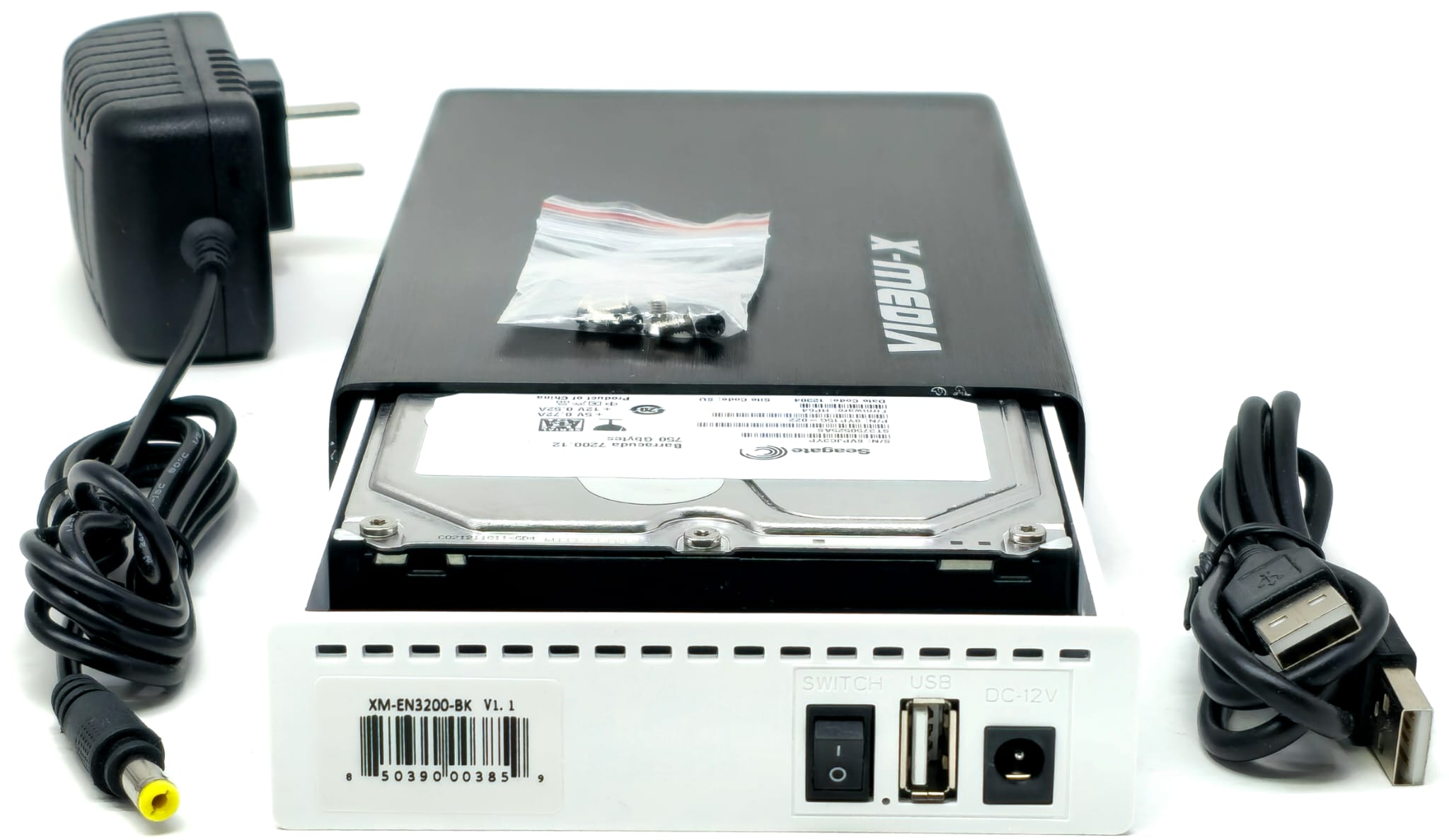 3.5" USB 2.0 SATA Hard Drive HDD External Enclosure Caddy Case 3.5" USB 2.0 SATA Hard Drive HDD External Enclosure Caddy Case