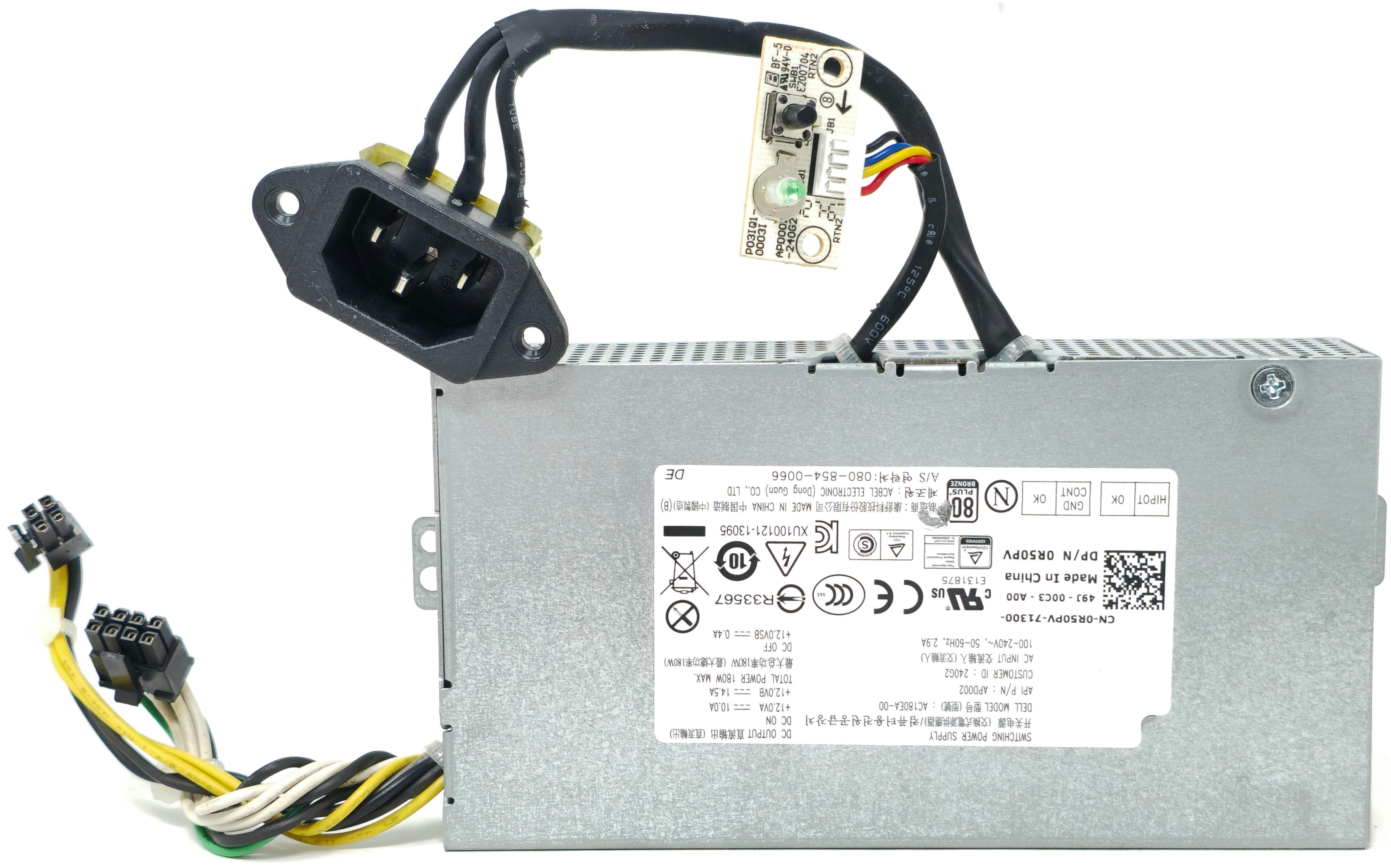 UF-180ATX44B1 - 180W Power Supply For Optiplex 3030 All-In-One AIO