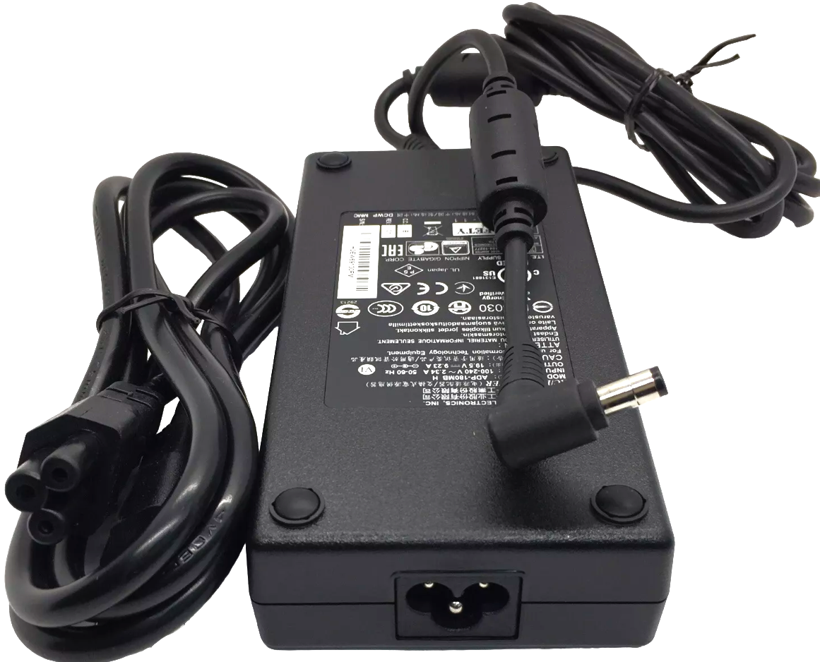 P180W-ADP - 180W 9.23A 5.5mm x 2.5mm Tip AC Adapter Charger for  Gigabyte Aero 15X Gigabyte Aorus 5 7 KB G5 G7 Sabre 15 17 SabrePro 15