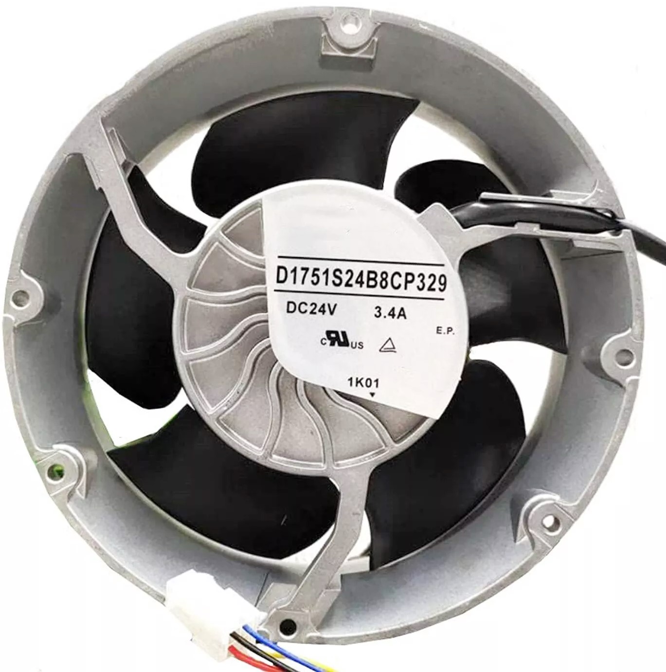 D1751S24B8CP329 - 172mm x 51mm 17251 DC24V 3.4A 4-Pin 4-Wire Connector Inverter Cooling Fan for Servo