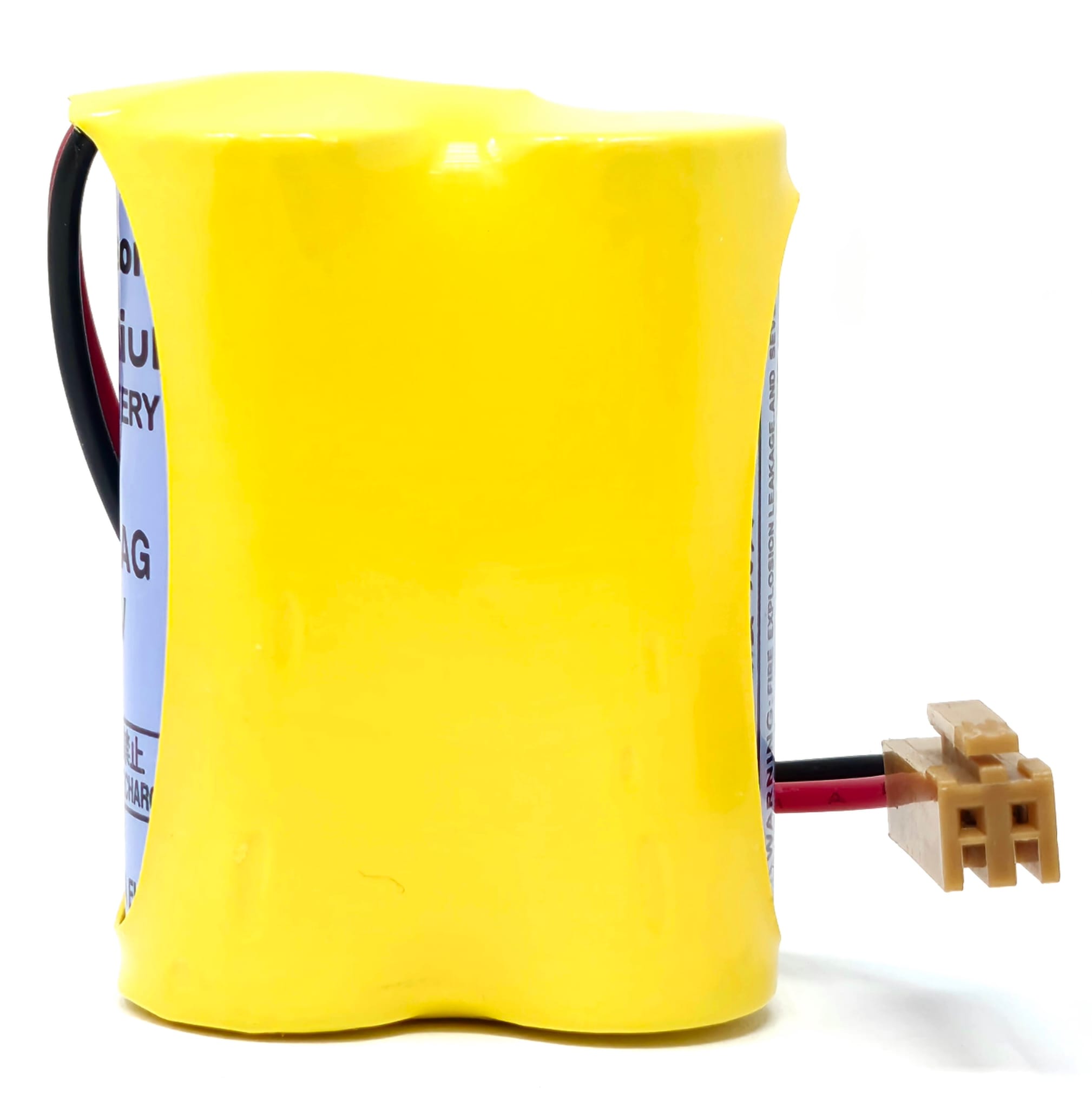 BR-AGCF2W - 6V PLC Replacement Battery for Fanuc CNC Machine - Brown Plug Model