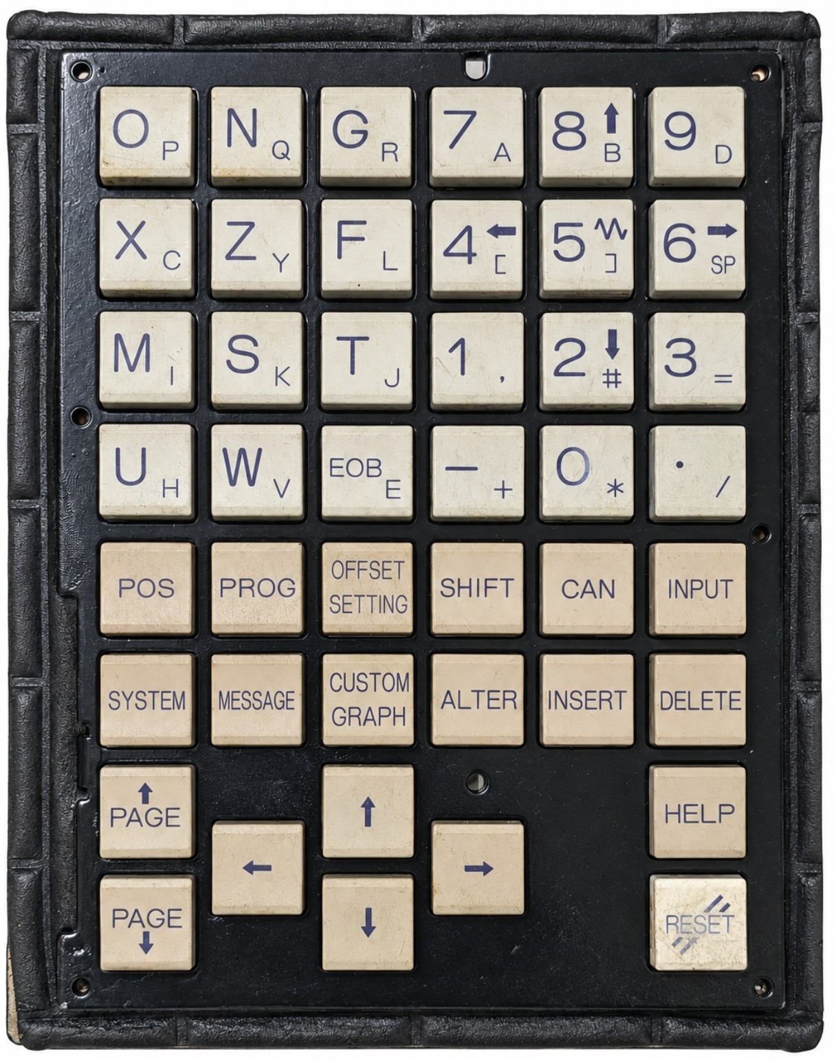 N860-1603-T052 - 44-Key CNC MDI Operator Panel Keyboard for A86L-0001-0171#ST2R
