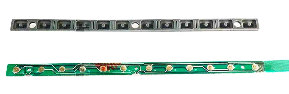 Fanuc A86L-0001-0289#A - 12-key Keyboard w/ Ribbon Cable