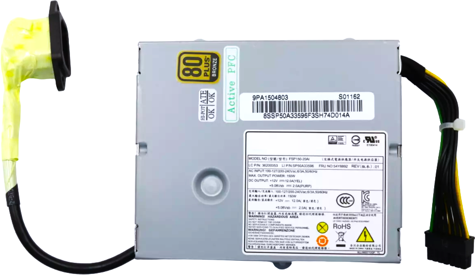 APA005 - 150W Power Supply for ThinkCentre M93Z S710 S510 S560 S590 S720 S770 M7121