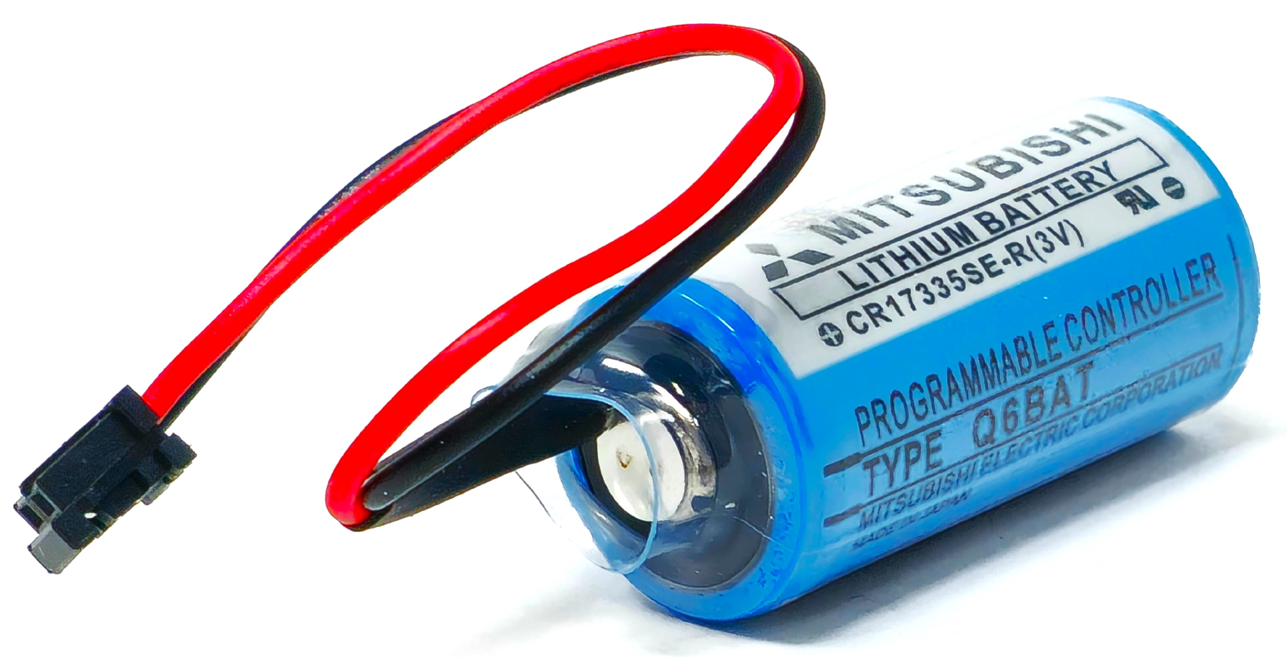 CR17335 - 3V PLC Li-Ion Q6BAT Battery for Mitsubishi QNS Fanuc CR17335 - 3V PLC Li-Ion Q6BAT Battery for Mitsubishi QNS Fanuc