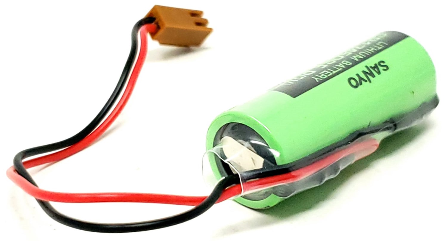 Sanyo CR17540SE-RL 3V - 3.0V Lithium Battery for Fanuc A98L-0031-0012 Sanyo CR17540SE-RL 3V - 3.0V Lithium Battery for Fanuc A98L-0031-0012