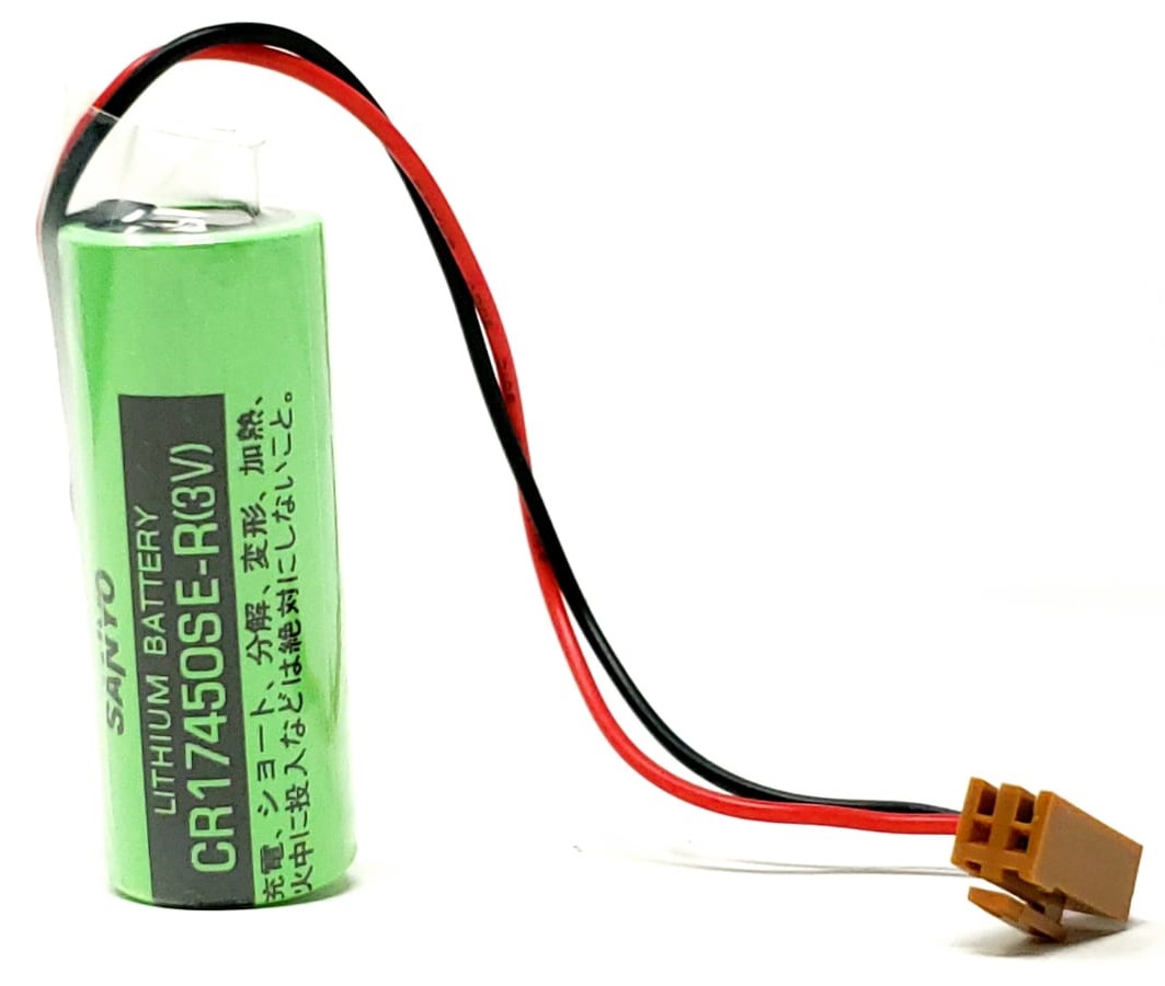 Sanyo CR17540SE-RL 3V - 3.0V Lithium Battery for Fanuc A98L-0031-0012 Sanyo CR17540SE-RL 3V - 3.0V Lithium Battery for Fanuc A98L-0031-0012