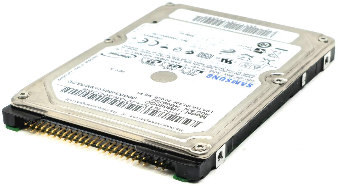 Samsung HM080GC/DOM - 80GB 5.4K RPM IDE PATA EIDE ATA 2.5