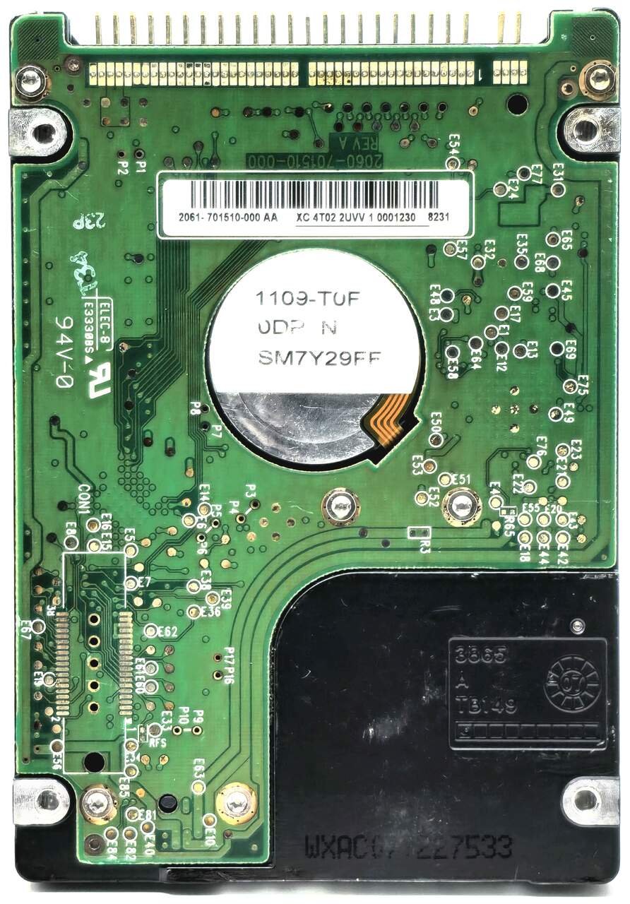 Western Digital WD800VE-11KWT0 - 80GB 5.4K RPM IDE PATA EIDE ATA 2.5" Laptop Hard Drive