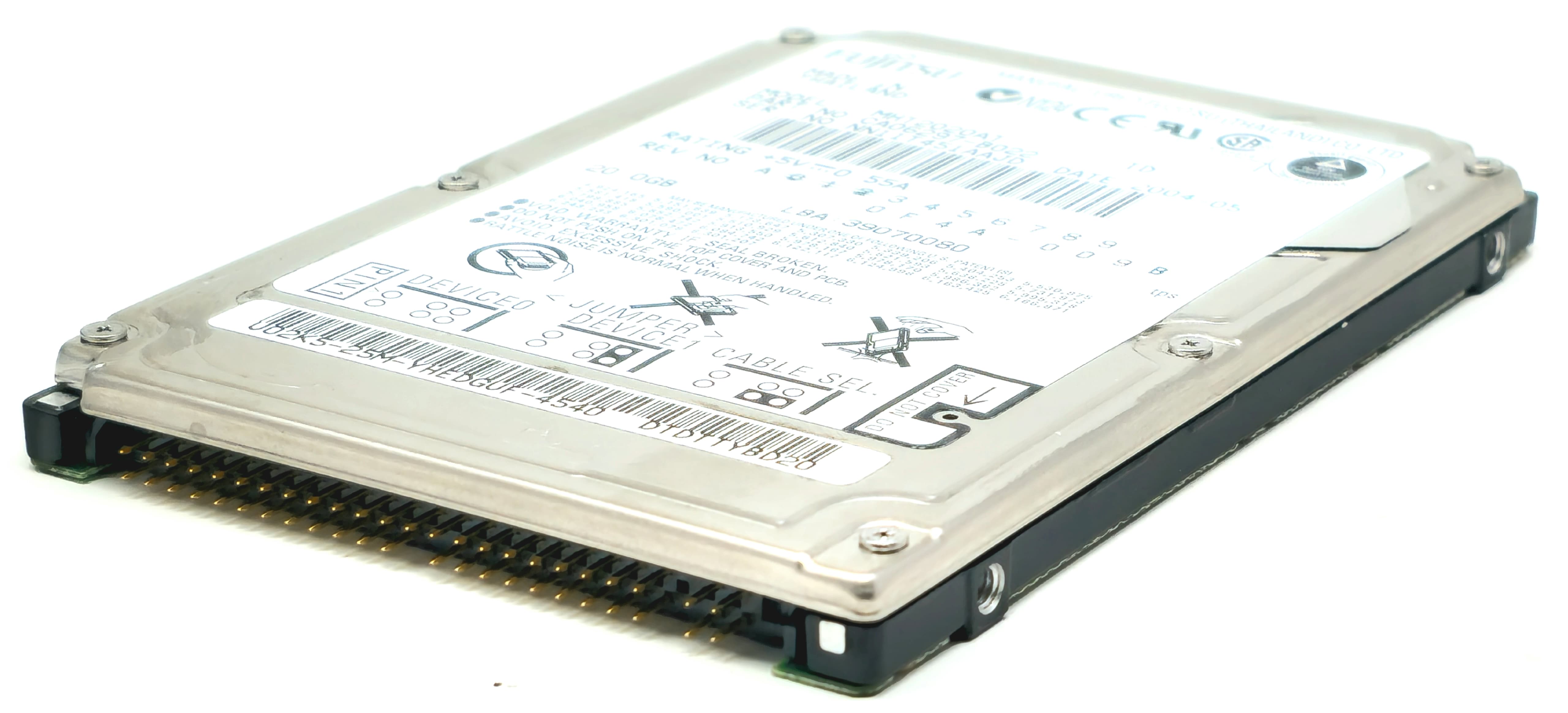 Fujitsu MHS2020AT - 20GB 4.2K RPM IDE PATA ATA 2.5" Laptop Hard Drive