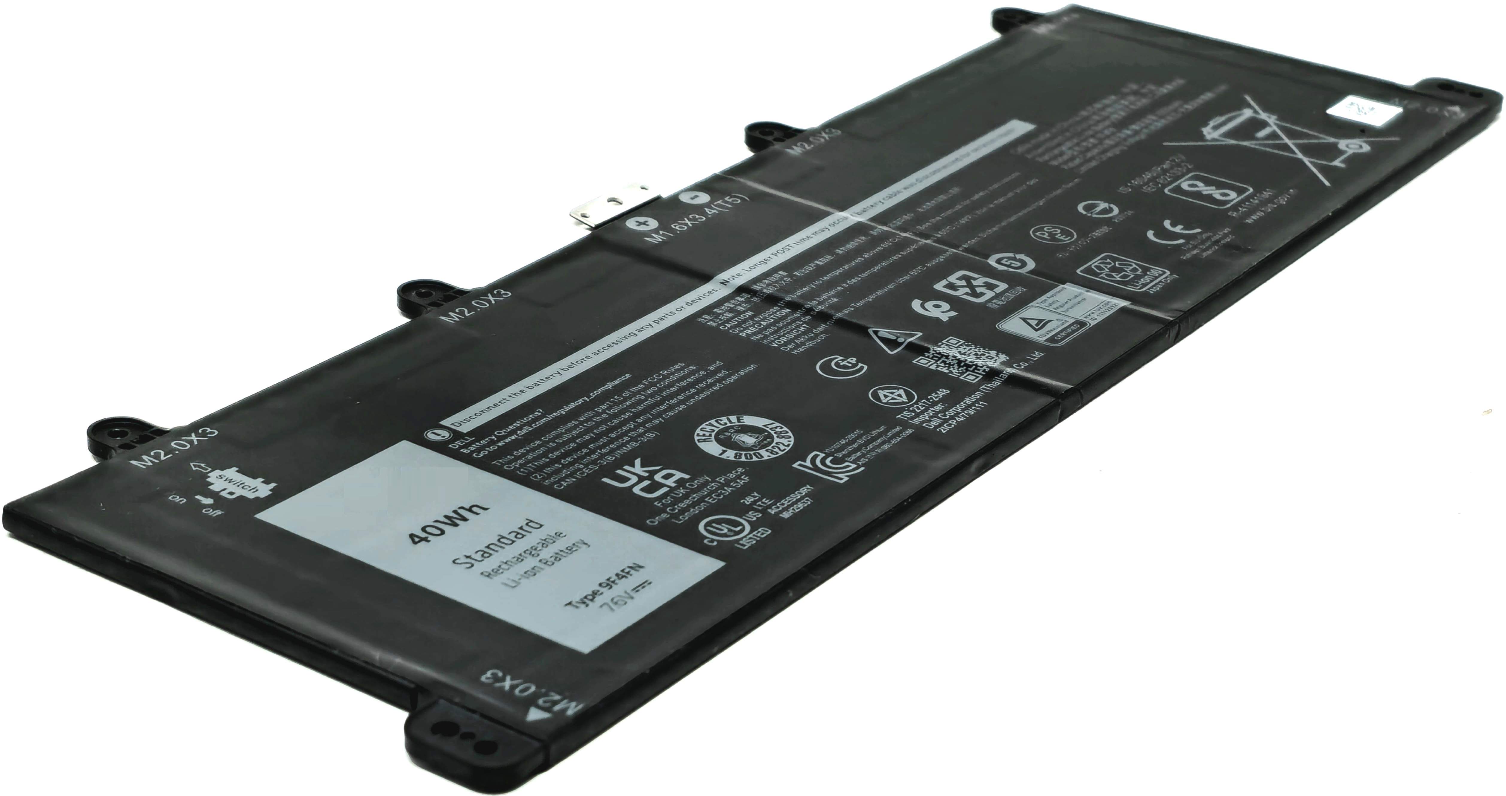 2ICP4/79/111 - 40Wh 5000mAh 7.6V Standard Battery for Latitude 7320 2-in-1 Series