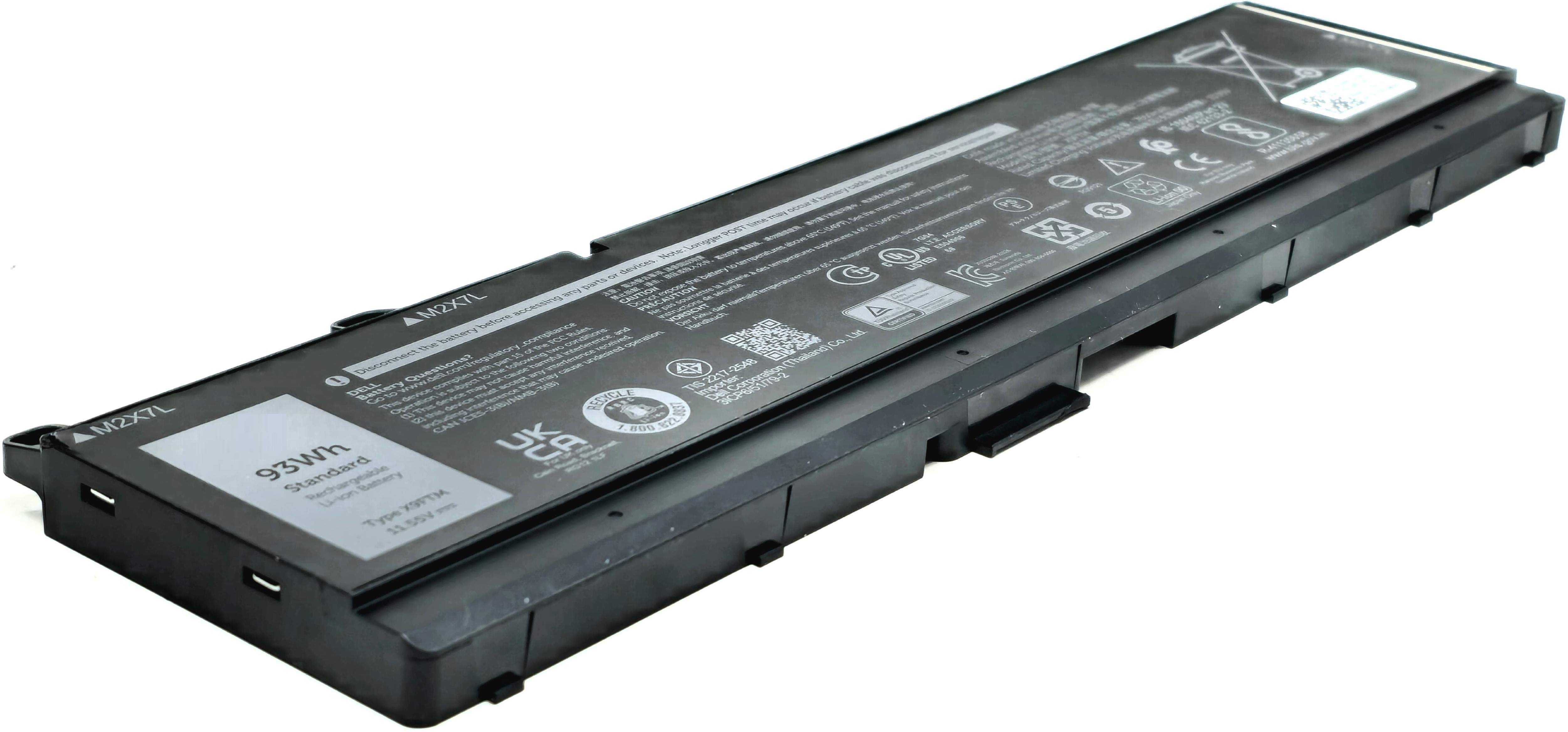 X9FTM - 93Wh 11.55V Battery for Precision 7670 7680 7770 7780