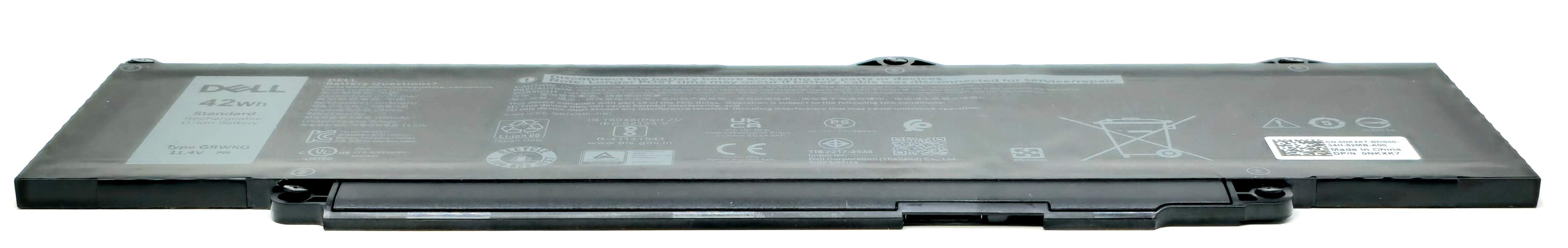 GRWKG - 11.4V 42Wh 3500mAh Battery for Latitude 3340 3440 3540 5340 Precision 15 3480 3580