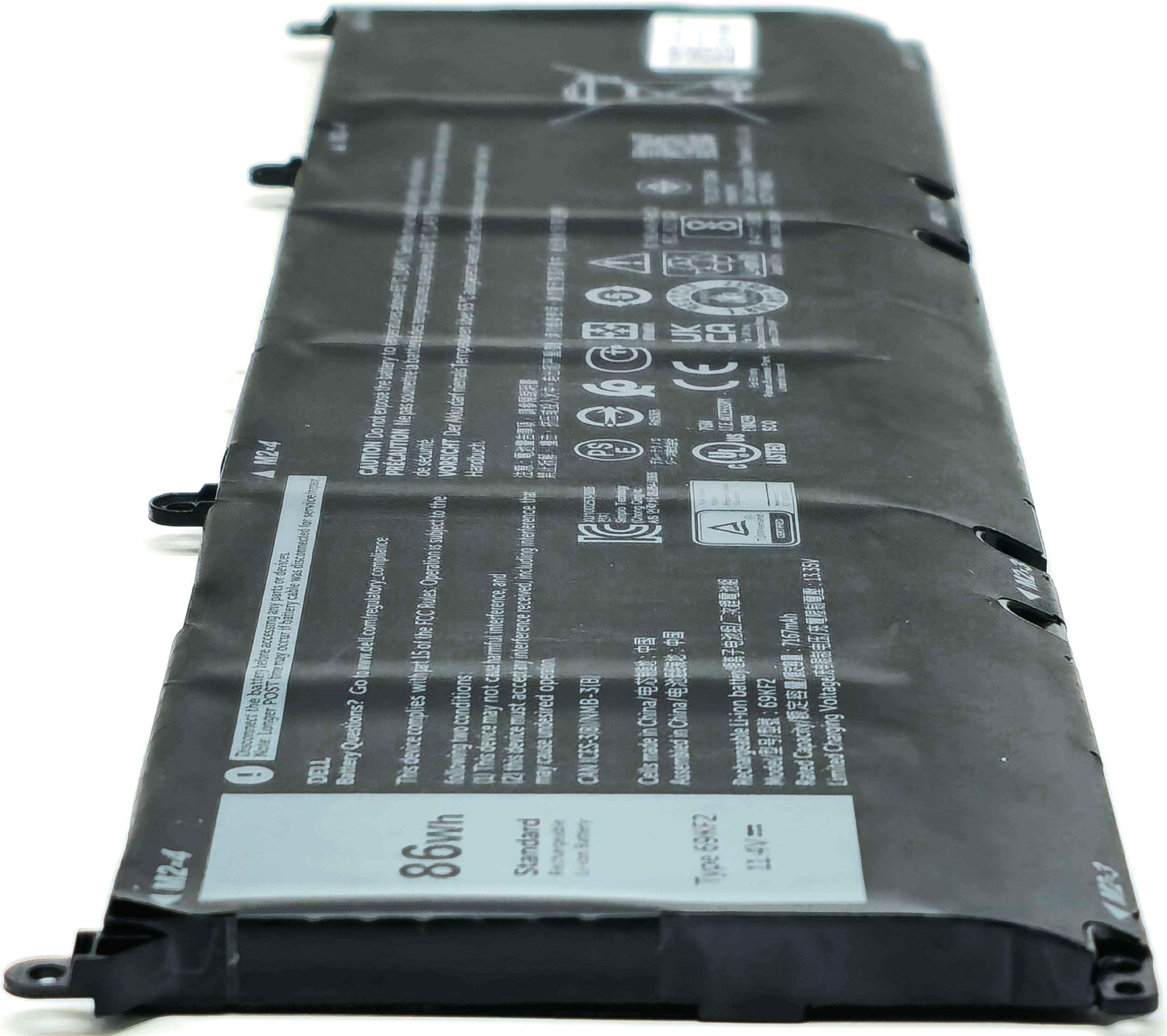 69KF2 - 6-Cell 86Wh Replacement Battery for XPS 15 9500 Precision 5550 Alienware M15 M17 R3 R4 69KF2 - 6-Cell 86Wh Replacement Battery for XPS 15 9500 Precision 5550 Alienware M15 M17 R3 R4