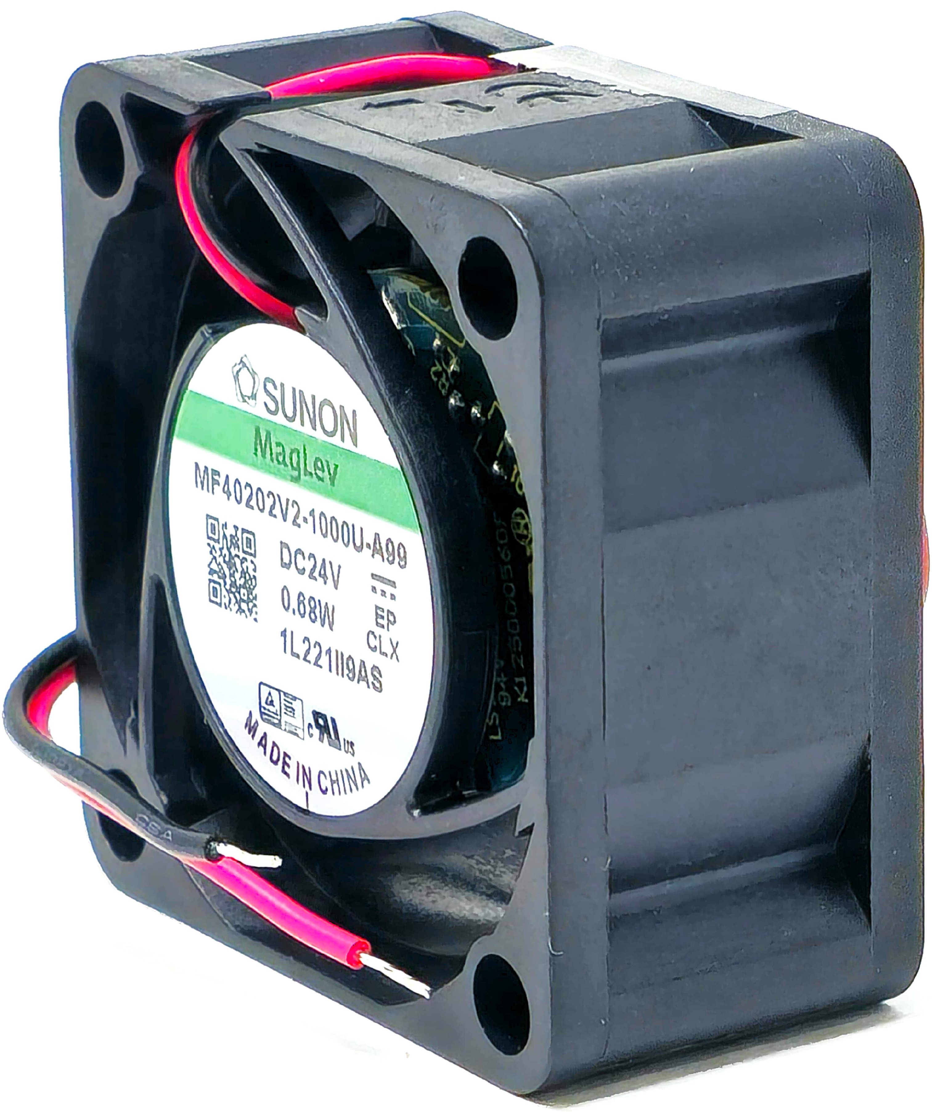 Sunon  MF40202V2-1000U-A99 - 40x40x20mm DC24V 0.028A 0.68W 2-Lead Wires Tubeaxial Cooling Fan