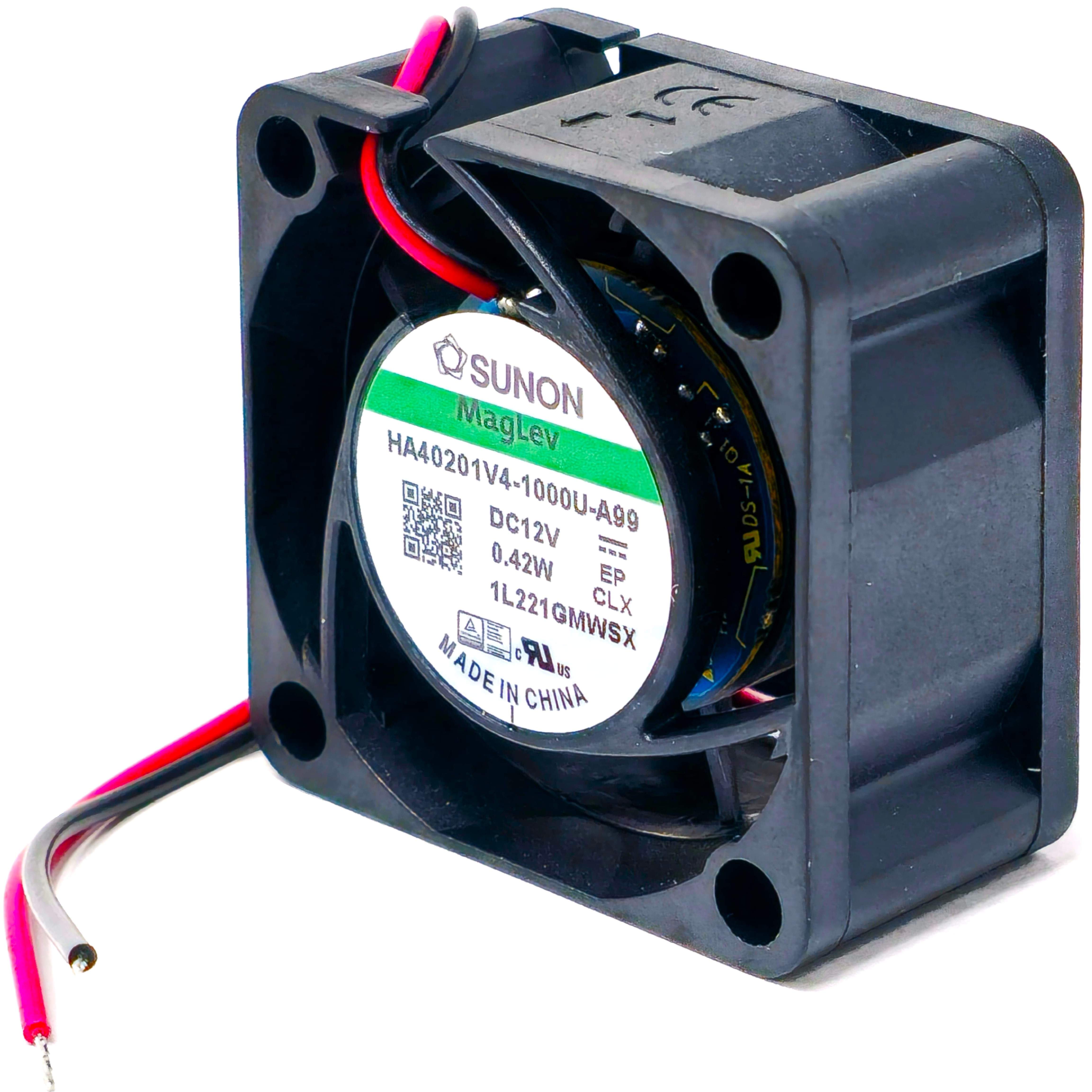 Sunon  HA40201V4-1000U-A99 - 40x40x20mm DC12V 0.42W 2-Wire Lead Super-Silence Cooling Fan