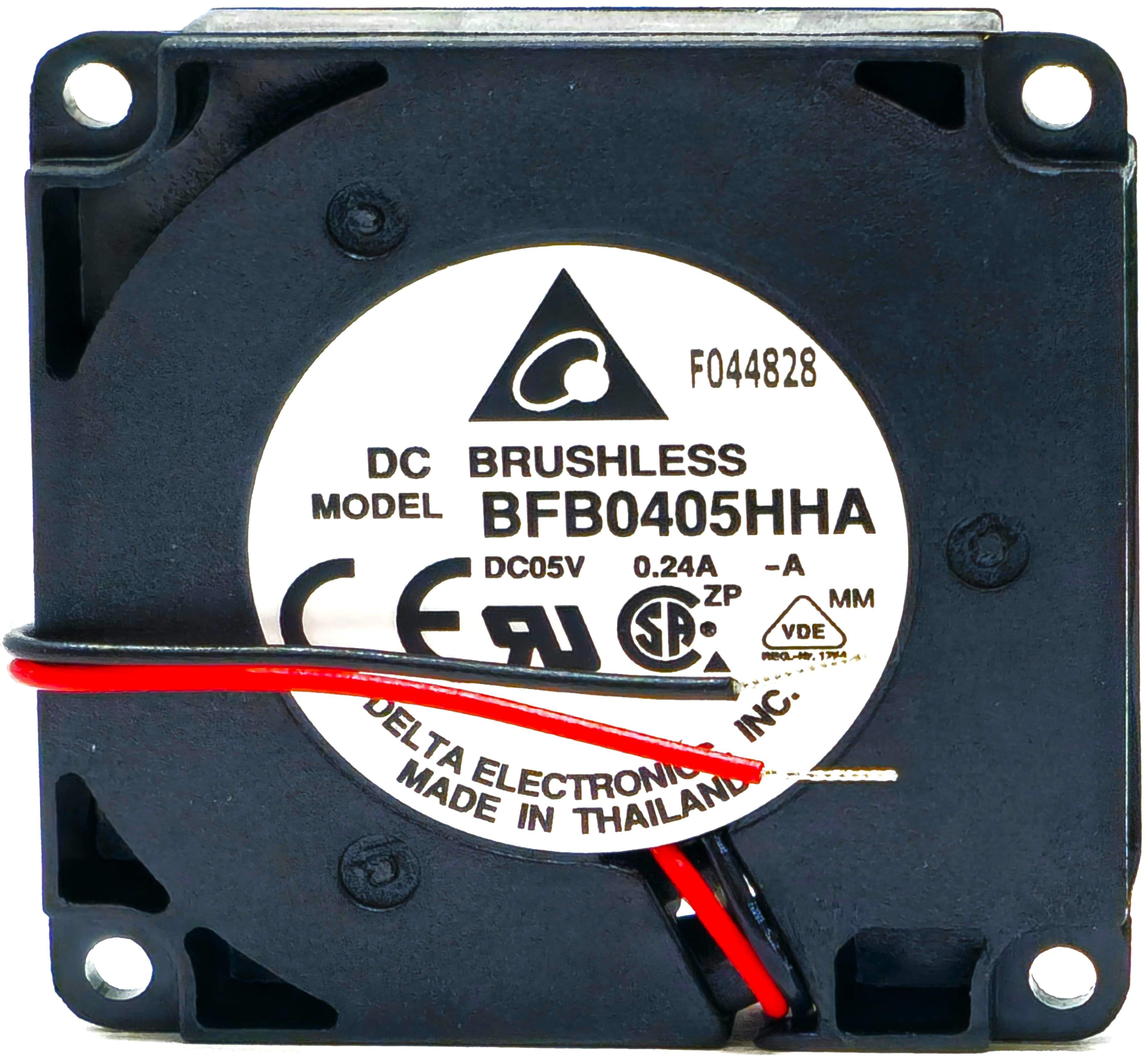 Delta BFB0405HHA-A - 40x40x10mm 4010 DC5V 0.24A 1.2W 2-Lead Wires Blower Cooling Fan