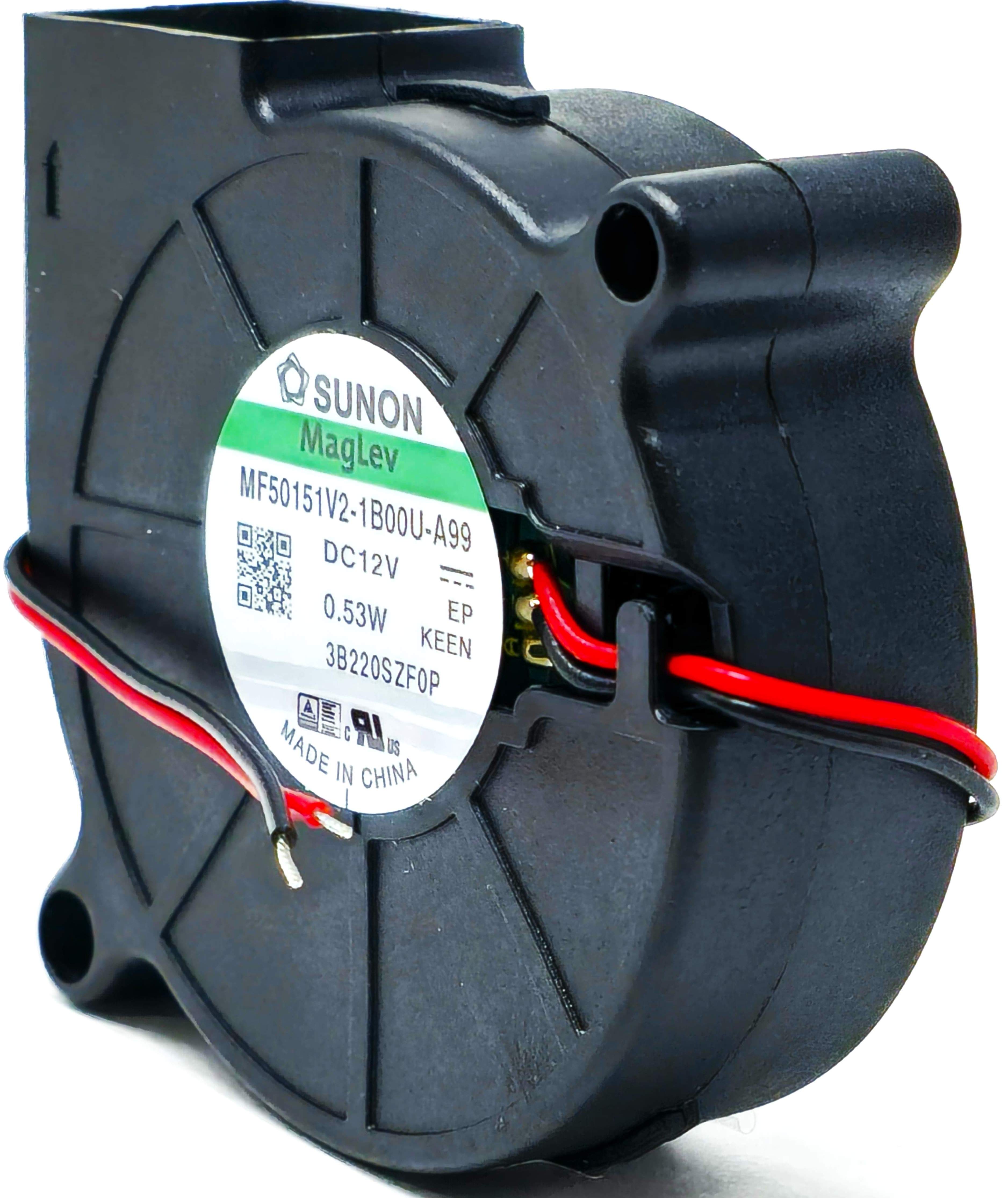 Sunon MF50151V2-1B00U-A99 - 51x51x15mm 5115 DC12V 0.04A 0.53W 2-Wire Lead Blower Cooling Fan Sunon MF50151V2-1B00U-A99 - 51x51x15mm 5115 DC12V 0.04A 0.53W 2-Wire Lead Blower Cooling Fan