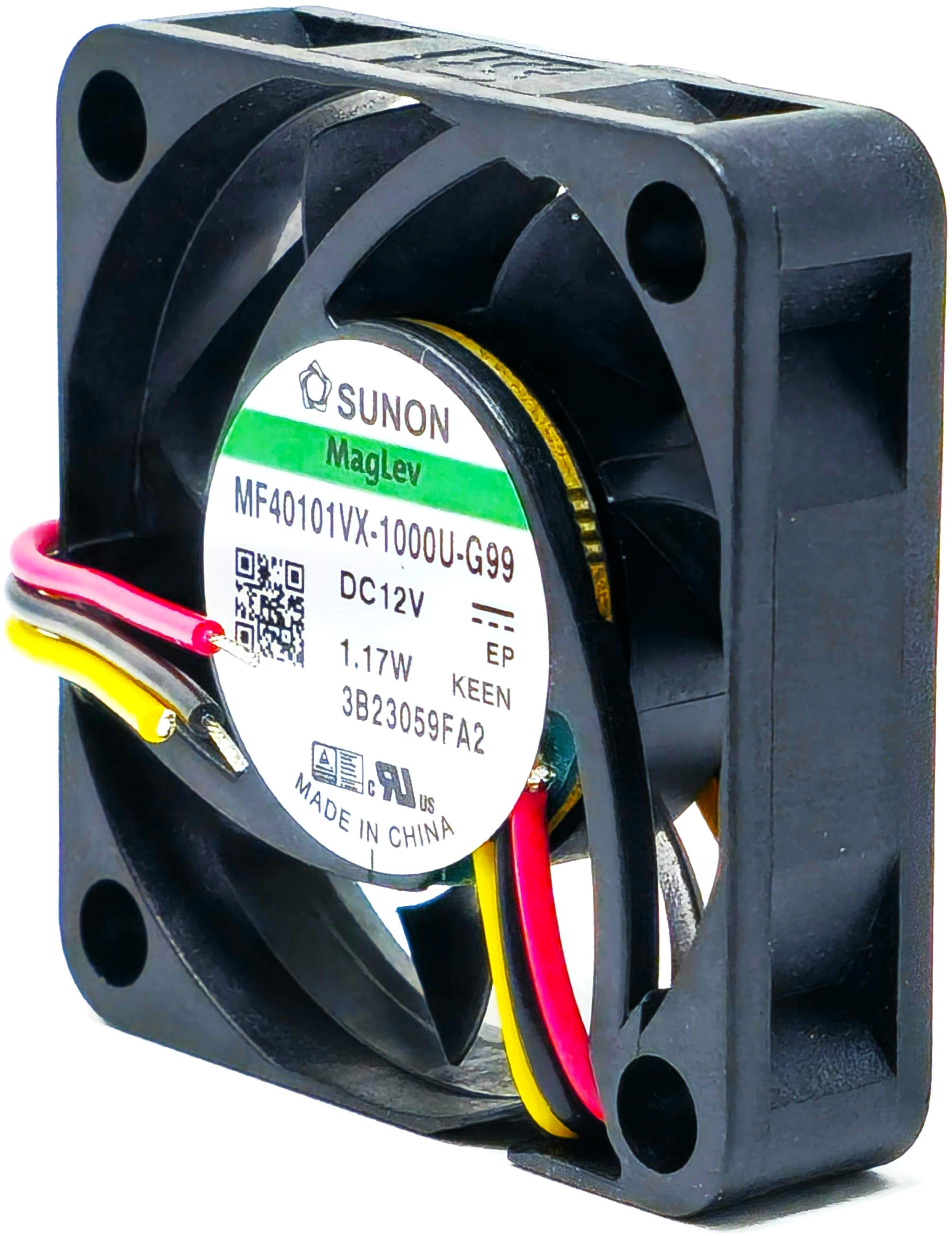 Sunon MF40101VX-1000U-G99 - 40x40x10mm 4010 DC12V 0.09A 1.17W 3-Wires Lead Tubeaxial Cooling Fan
